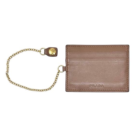 Prada Chain Cardholder Wallet - Picture 1 of 9